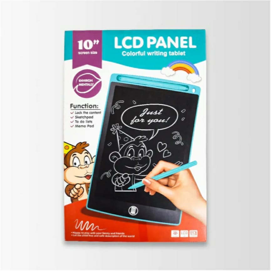 10" Screen Size LCD Panel Colorful Writing Tablet